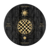 Erstellen Sie Ihr eigenes Gold Arcane World Tarot Schneidebrett (Vorderseite)