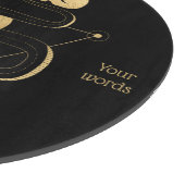 Erstellen Sie Ihr eigenes Gold Arcaner Lovers Taro Schneidebrett (Ecke)