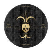 Erstellen Sie Ihr eigenes Gold Arcanfool Tarot Schneidebrett (Vorderseite)