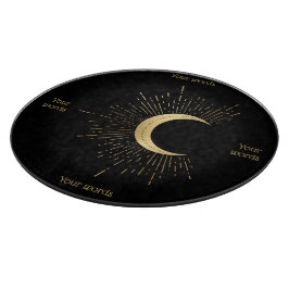 Erstellen Sie Ihr eigenes Gold Arcanon Moon Tarot Schneidebrett