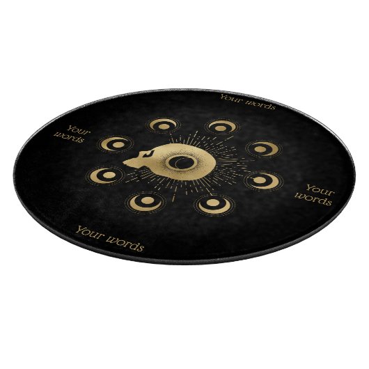 Erstellen Sie Ihr eigenes Gold Arcanstärke Tarot Schneidebrett (Ecke)