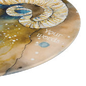 Erstellen Sie Ihr eigenes Gold & Blue Aries Altboa Schneidebrett (Ecke)