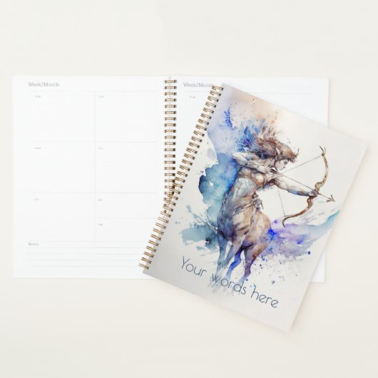 Erstellen Sie Ihr eigenes Gold & Blue Sagittarier Planer (Anzeige)