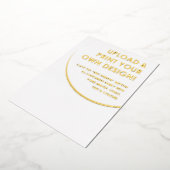 Erstellen Sie Ihr eigenes Gold Folieneinladung (Gedreht)