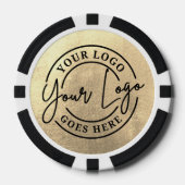 Erstellen Sie Ihr eigenes Gold-Logo Pokerchips (Vorderseite)