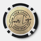 Erstellen Sie Ihr eigenes Gold-Logo Pokerchips (Rückseite)
