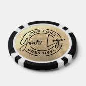 Erstellen Sie Ihr eigenes Gold-Logo Pokerchips (Einzeln)