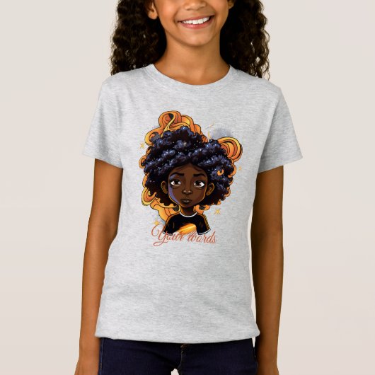 Erstellen Sie Ihr eigenes Golden Black Girl T-Shirt (Vorderseite)