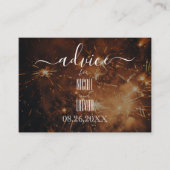 Erstellen Sie Ihr eigenes goldenes Feuerwerk Hinweiskarte (Vorderseite)