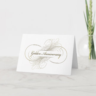 Erstellen Sie Ihr eigenes goldenes Jubiläumsdesign Karte