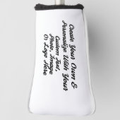 Erstellen Sie Ihr eigenes Golfgeschenk, personalis Golf Headcover (Rotieren 90)