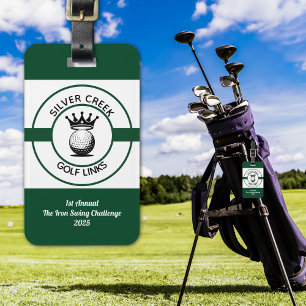 Erstellen Sie Ihr eigenes Golfturnier nach Maß Gepäckanhänger