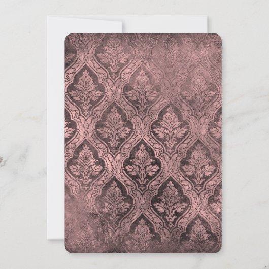 Erstellen Sie Ihr eigenes gotisches, rustikales Da Einladung (Rückseite)