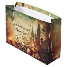 Erstellen Sie Ihr eigenes gotisches Weihnachtsschl Große Geschenktüte