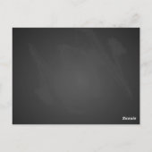 Erstellen Sie Ihr eigenes GRADUATE-Party-Zeichen. Postkarte (Rückseite)