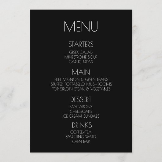 Erstellen Sie Ihr eigenes - Green Distressed Textu Menükarte (Vorderseite)