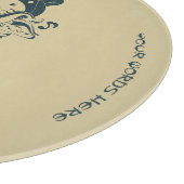 Erstellen Sie Ihr eigenes Green & Gold Ganesh Flut Schneidebrett (Ecke)