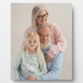 Erstellen Sie Ihr eigenes Großeltern-Großkind-Foto Fotoplatte (Vorderseite)