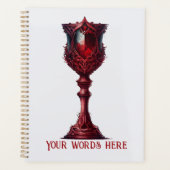 Erstellen Sie Ihr eigenes großes rotes Gotisches C Planer (Vorderseite)