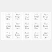 Groß Quadrat Klebend / Wasserfest Etikett (Blatt)