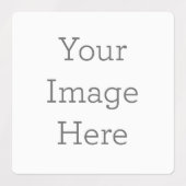 Groß Quadrat Klebend / Wasserfest Etikett (Design 2)