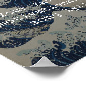 Erstellen Sie Ihr eigenes großes Wave Zitat Poster (Ecke)