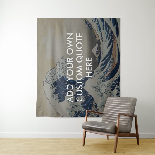 Erstellen Sie Ihr eigenes großes Wave Zitat Wandteppich (Beispiel)