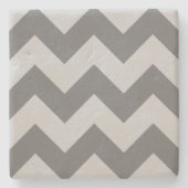 Erstellen Sie Ihr eigenes großes Zigag-Muster Steinuntersetzer (Vorderseite)