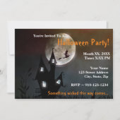 Erstellen Sie Ihr eigenes Halloween-Party Einladung (Vorderseite)