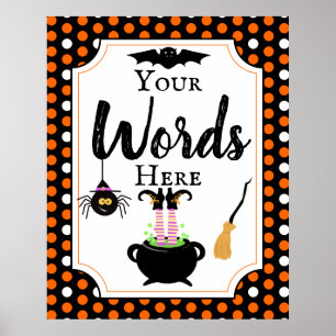 erstellen Sie Ihr eigenes Halloween-Party Poster