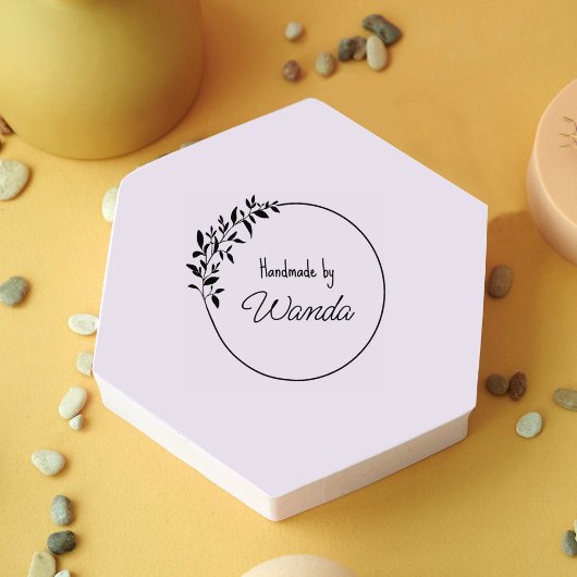 Erstellen Sie Ihr eigenes handgemachtes Firmenlogo Gummistempel