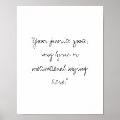 Erstellen Sie Ihr eigenes handgeschriebenes Skript Poster (Vorne)