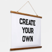 Erstellen Sie Ihr eigenes Hängeband Wandteppich Mit Holzrahmen (Gewinkelt)