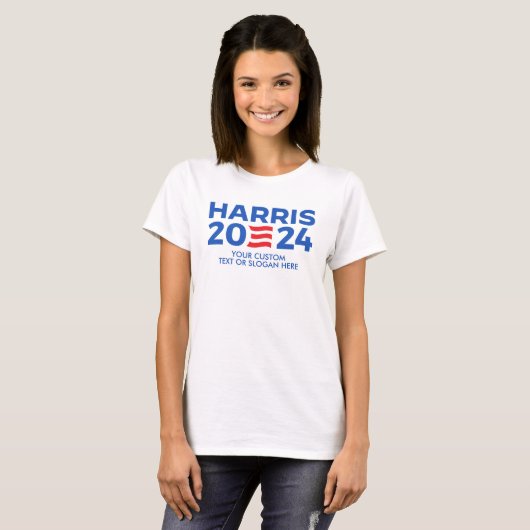 Erstellen Sie Ihr eigenes Harris 2024 T-Shirt (Vorne ganz)
