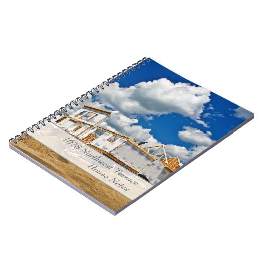 Erstellen Sie Ihr eigenes Haus oder ein BauNoteboo Notizblock (Linke Seite)