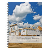 Erstellen Sie Ihr eigenes Haus oder ein BauNoteboo Notizblock (Vorderseite)