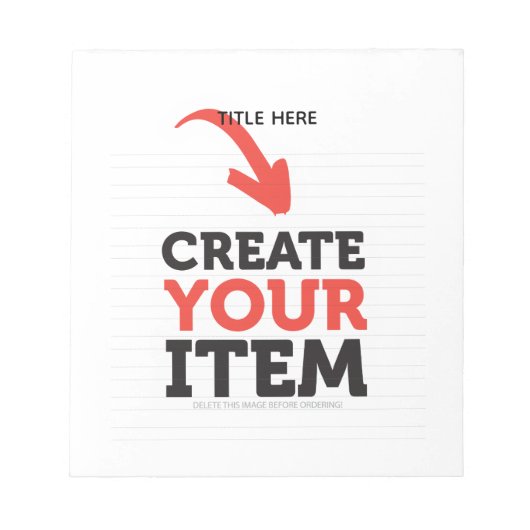 Erstellen Sie Ihr eigenes Haus und laden Sie Ihr D Notizblock (Vorderseite)