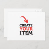 Erstellen Sie Ihr eigenes Haus und laden Sie Ihr D Postkarte (Vorne/Hinten)