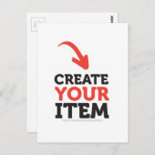 Erstellen Sie Ihr eigenes Haus und laden Sie Ihr D Postkarte (Vorne/Hinten)