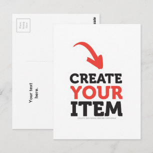 Erstellen Sie Ihr eigenes Haus und laden Sie Ihr D Postkarte