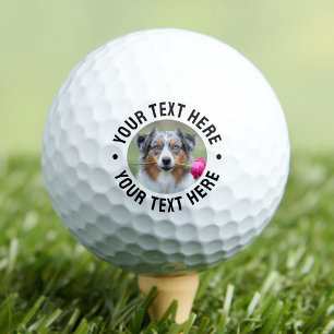 Erstellen Sie Ihr eigenes Haustier-Hund-Foto Golfball
