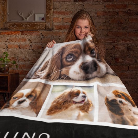 Erstellen Sie Ihr eigenes Haustierfoto Fleecedecke