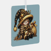 Erstellen Sie Ihr eigenes Heiteres Magisches Weihn Ornament Aus Metall (Vorderseite Rechts)