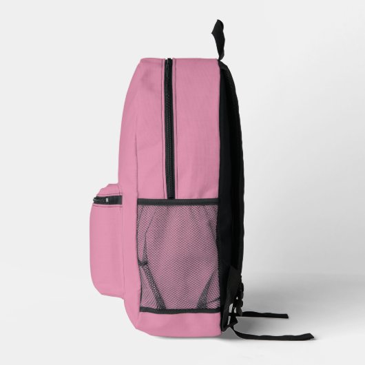 Erstellen Sie Ihr eigenes helles Rosa Bedruckter Rucksack (Rechts)
