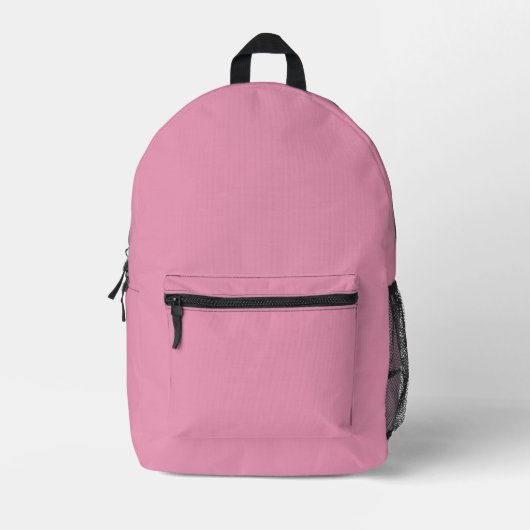 Erstellen Sie Ihr eigenes helles Rosa Bedruckter Rucksack (Vorderseite)
