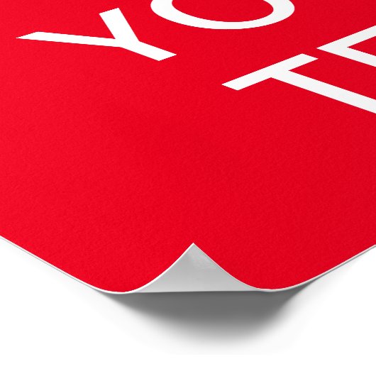 Erstellen Sie Ihr eigenes Herz "BEHALT CALM" Poste Poster (Ecke)