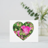 Erstellen Sie Ihr eigenes Herz-Form-Foto Postkarte (Stehend Vorderseite)