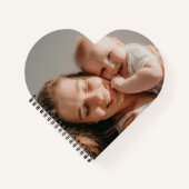 Erstellen Sie Ihr eigenes Herz geformt Foto Spiral Notizblock (Vorderseite)