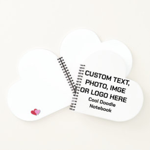 Erstellen Sie Ihr eigenes Herz-gestaltetes Diary-N Notizblock