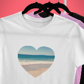 Erstellen Sie Ihr eigenes herzförmiges Foto T-Shirt